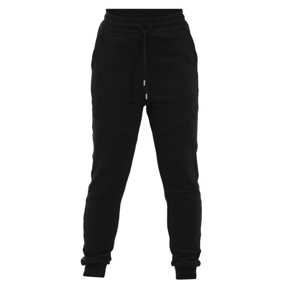 Black Track Pants stitch on leg - Image 5
