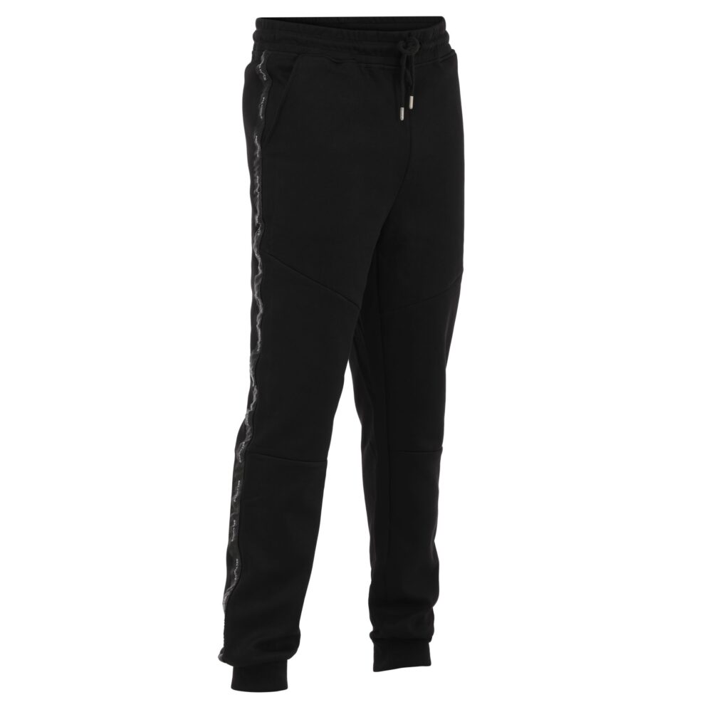 Women's Black Track Pants stitch on leg - Image 5