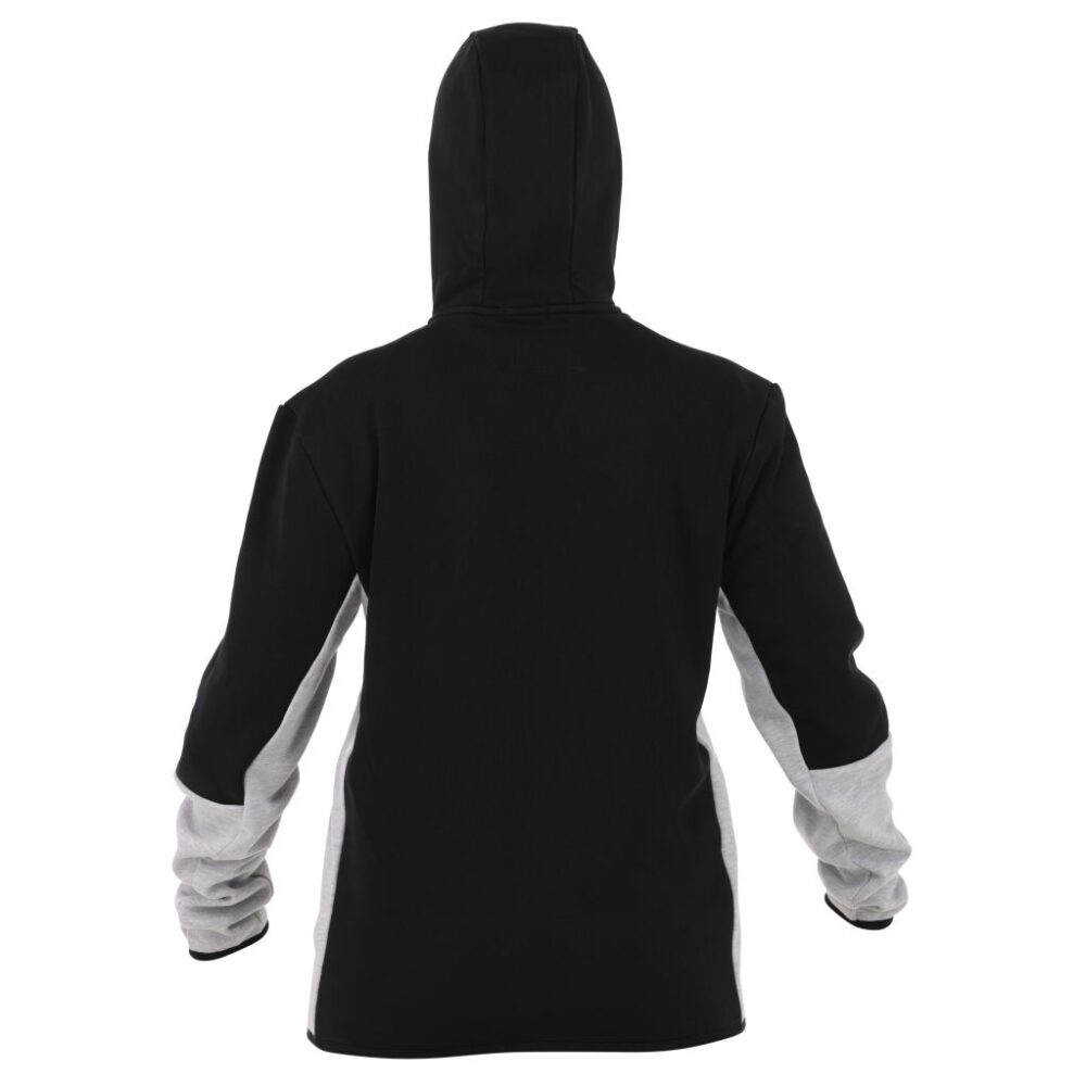 Black & Grey Zip Up Jumper - Image 3