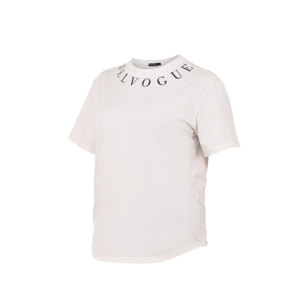 Women's White Summer Vibes T-Shirt Across Neck - Image 2