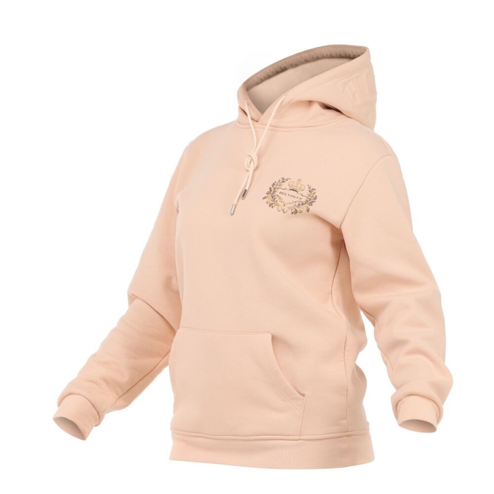 Women's Peach Zip Up Jumper - Image 2