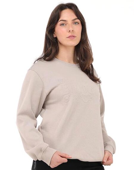 Women's Grey Fleece Sweater
